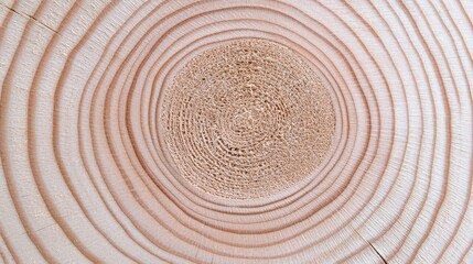 Fototapeta premium Close-up of Light Wood Tree Trunk Rings. Use Stock photo