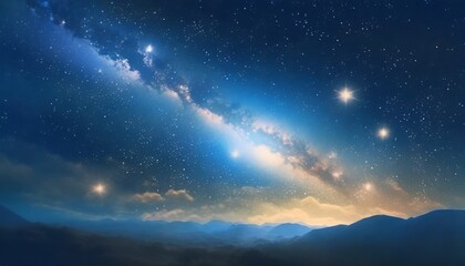 Universe space filled with stars, nebula and galaxy texture background