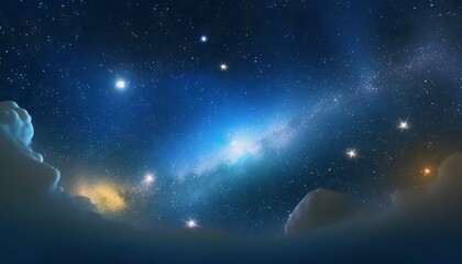 Universe space filled with stars, nebula and galaxy texture background