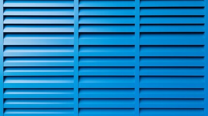 Obraz premium Blue metal louvers background texture