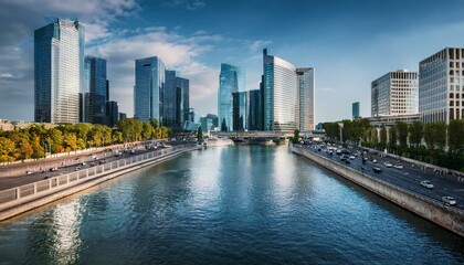 Fototapeta premium la defense business district in paris