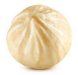 Hazelnut isolated on white background. Hazelnut Clipping Path. Studio macro shooting