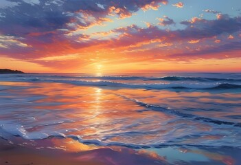 Obraz premium tranquil serene lakeside