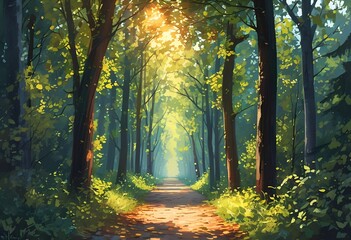 Obraz premium tranquil serene lakeside