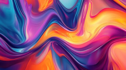 An abstract wavy psychedelic background image.