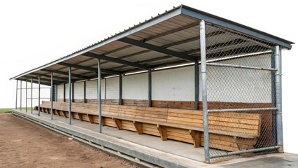 Fototapeta premium Outdoor Spectator Seating Shelter