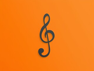 Obraz premium treble clef