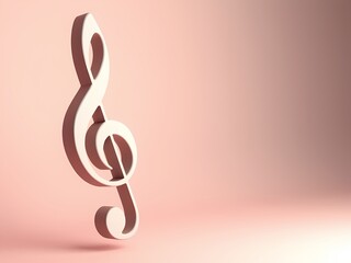 Fototapeta premium treble clef