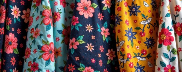 Stylish clothing with floral patterns , floral, clothing, colors