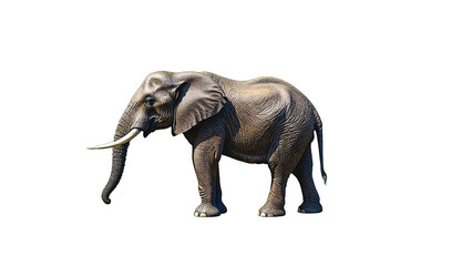 Fototapeta premium elephant isolated on white