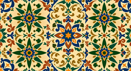 Ornate Floral Pattern Background