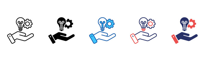 Solution icon sheet multiple style collection