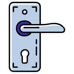 door handle illustration