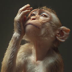 monkey , anthropomorphic