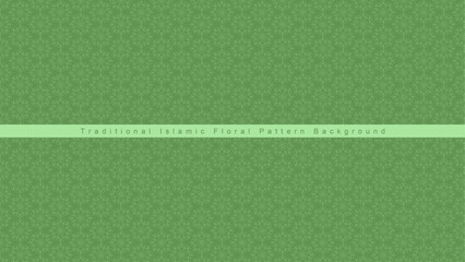 Fototapeta premium Traditional Islamic floral pattern background.