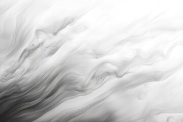Obraz premium Abstract Black and White Fluid Art Background with Smooth Waves and Textured Patterns