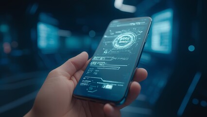 Obraz premium Modern fintech concept