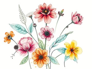 Canvas Canvas Botanical Sketches