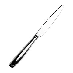Fototapeta premium Elegant stainless steel dinner knife for kitchen design and dining decoration