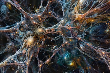 Abstract Concept Visualizing Interconnected Neural Networks and Stars