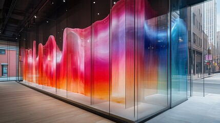 The Color Rhythm of Urban Showcases