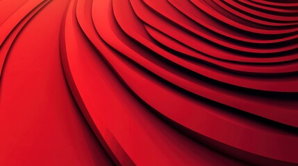 Abstract red vector background with stripes. Design template for brochures, flyers, magazine