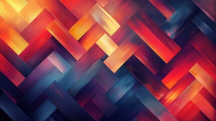 Fototapeta premium Colorful Abstract Pattern with Geometric Shapes and Textures