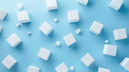 random shifted cube background