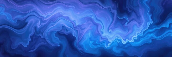 Obraz premium Swirling blue purple clouds in a cosmic scene, cosmic, clouds, colors