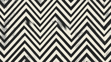 Black and White Chevron Pattern with Textured Surface Design