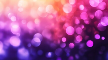 Obraz premium Sunny summer bright sweet multicolor blurred Background. Purple, ultraviolet, violet, red - fashion pop art gradient mesh. Trendy hipster out-of-focus effect. Horizontal Layout.