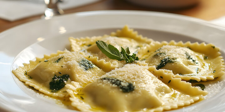 Ravioli di Ricotta e Spinaci
