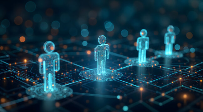 Virtual agent orchestration in a futuristic digital network