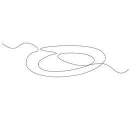 Fototapeta premium Plate kitchen continuous line. Continuous one line drawing plate. plate, equipment concept. Single line drawing