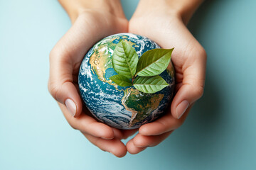 earth in hands, hands holding earth