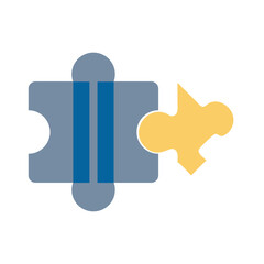 Puzzle Piece Icon for Jigsaw Puzzle Games, Jigsaw Piece Icon for Puzzle Games, Puzzle Icon for Game Pieces and Solutions, Piece of Puzzle Icon for Puzzle Arrangement, Jigsaw Puzzle Piece Icon for Game