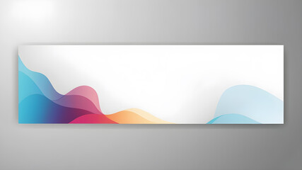Obraz premium abstract web banner design template. Banner - Design Element