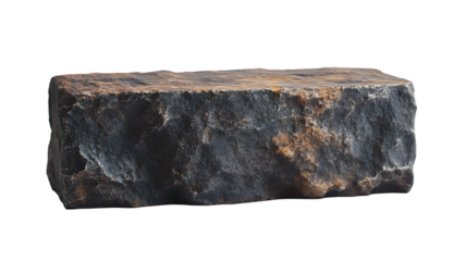 Raw Shilajit Resin Block – High-Resolution Natural Mineral Supplement Image