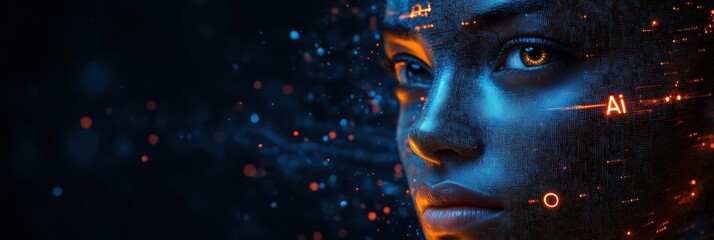 Exploring the intersection of technology and humanity through a digital abstraction