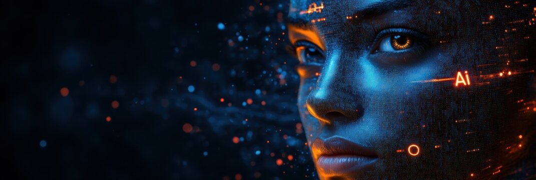 Exploring the intersection of technology and humanity through a digital abstraction