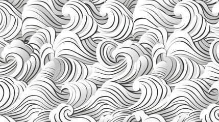 Fototapeta premium seamless wave pattern