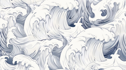 seamless wave pattern