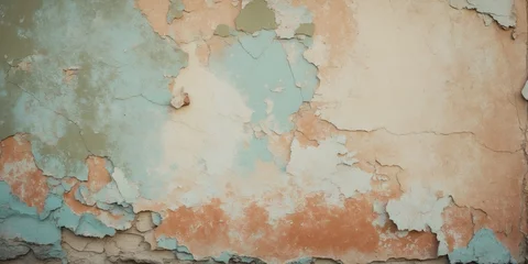 Crédence de cuisine en verre imprimé Grunge vintage texture with aged distressed wall and retro color palette
