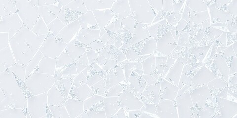 Obraz premium Luminous Glass Shard Glitter Adorned on Geometric Canvas
