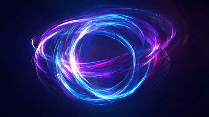 Pruple blue swirl as design element