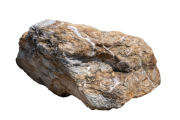 The heavy stone for decoration in the garden