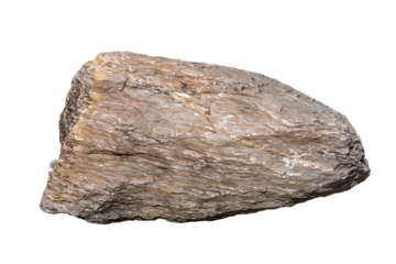 The heavy stone for decoration in the garden