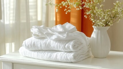 Explore a Sustainable Materials Concept with Organic Cotton and Recycled Cloth for a Zero-Waste Lifestyle Discover eco-friendly textiles for a conscious home, featuring naturally sourced cotton and