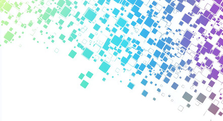 Fototapeta premium Wallpaper backround with colored squares