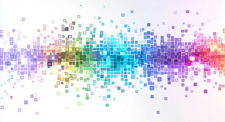 Wallpaper backround with colored squares